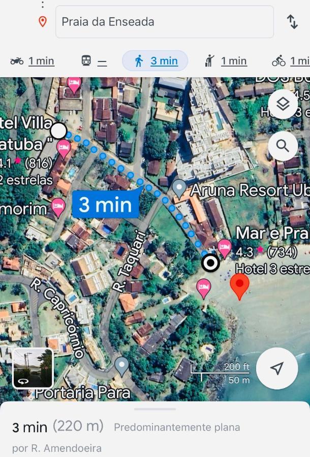 Apartamento Com Acesso A Pe A Santa Rita - Enseada - Ubatuba Zewnętrze zdjęcie